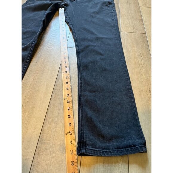 Seven7 Slim Straight Leg Fit Black Jeans Mens 36x29 Stretch Premium Denim - Picture 4 of 8